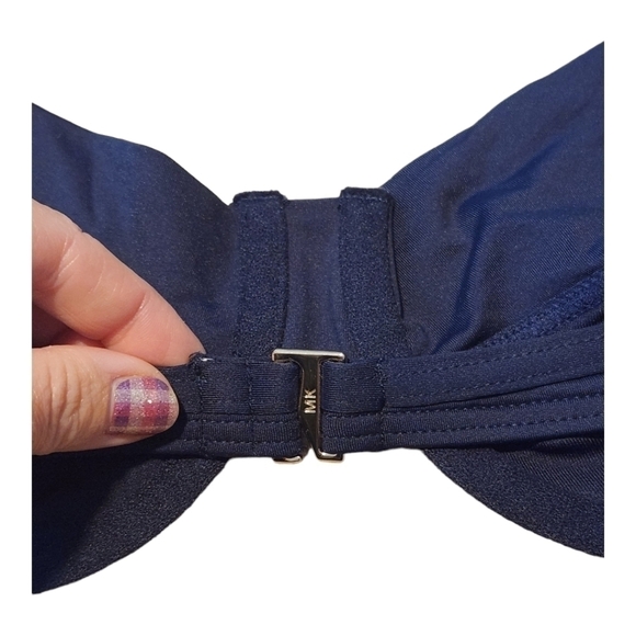 Michael Kors NWT $82 Underwire Bikini Top Navy Blue, Medium & Large Available - Picture 8 of 14